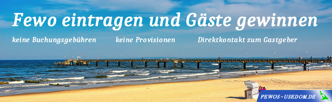 Fewo anmelden Insel Usedom