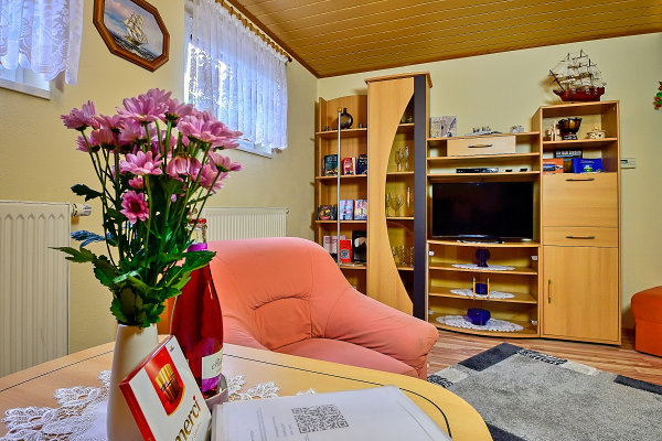 Ferienwohnung Ückeritz Wohnzimmer
