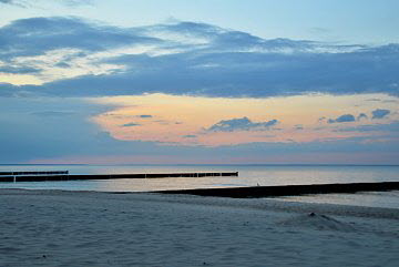Am Abend zum Herrentag ( Himmelfahrt ) auf Usedom